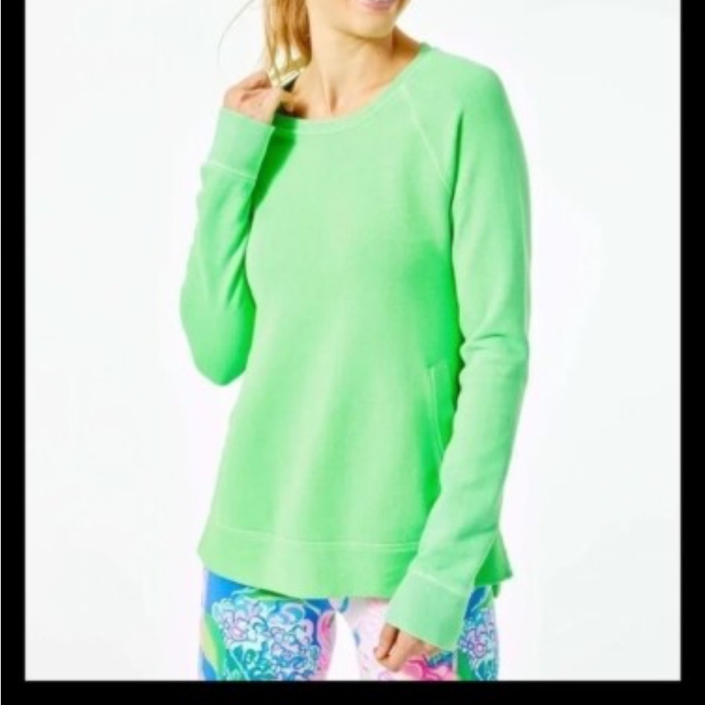 American Vintage Neon Green Sweatshirt
